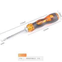 Telescopic Multifunctional Ratcheting Screwdriver Tool (Large size)