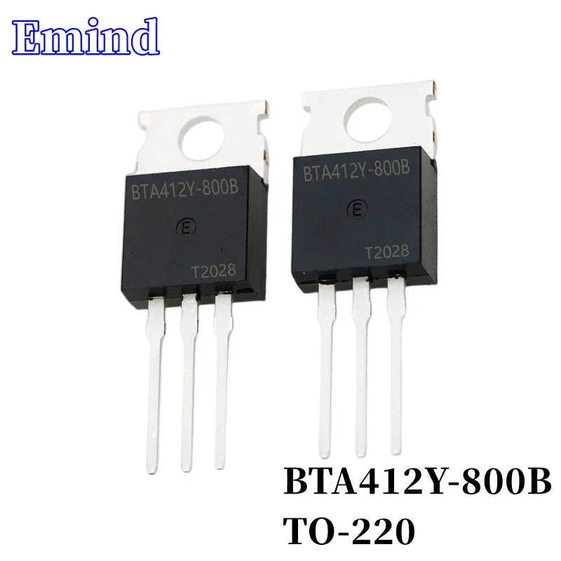 

5Pcs BTA412Y-800B BTA412 Thyristor TO-220 12A/800V DIP Triac Large Chip