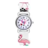 Cute flamingo pattern Children's cartoon watch 5