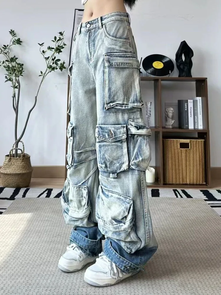 JIMWAG ハイウエストデニムカーゴ JIMWAG ハイウエストデニムカーゴ