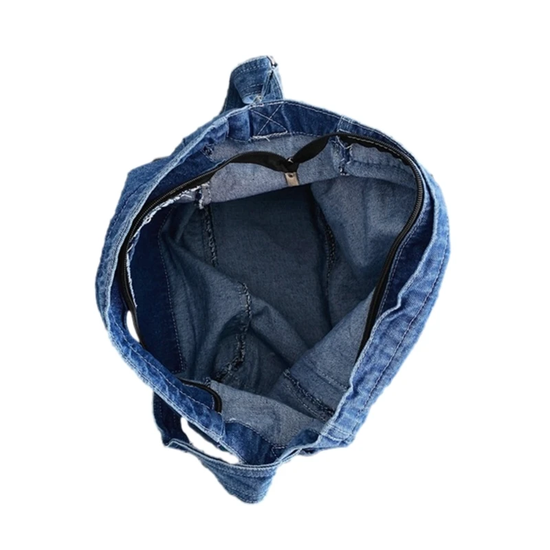 Shoulder Bag for Women Multifunctional & Stylish Denims Crossbody Bag Vintage Denims Shoulder Bag for Everyday Use Gift E74B