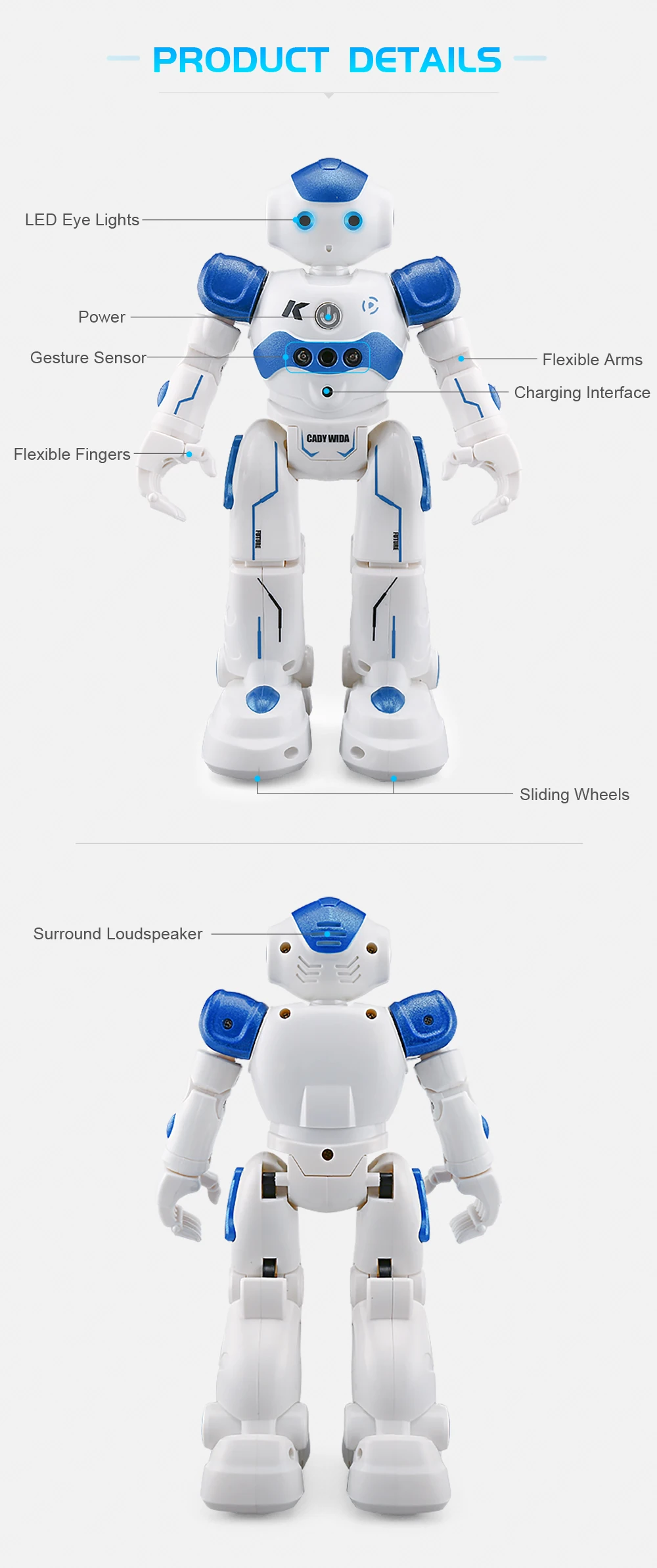 R2 RC Robot Vector specifications