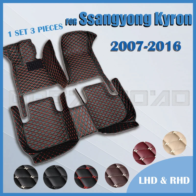 

Car floor mats for ssangyong Kyron 2007 2008 2009 2010 2011 2012 2013 2014-2016 Custom auto foot Pads automobile carpet cover