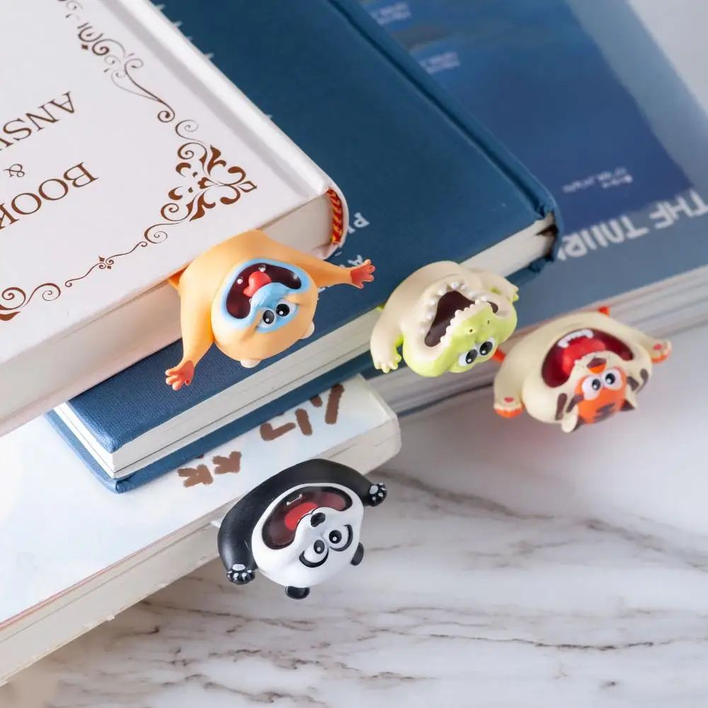 3D Stereo Bookmark Cartoon Animal Series Bookmark Reading Labels Book Mark Student Stationery Office School Supplies Child Gift