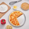 Round Pizza Pan Stainless Steel Kitchen Plate Home Dish Serving Tray Restaurant Use Plates Bowls Tableware Accessories Home 2