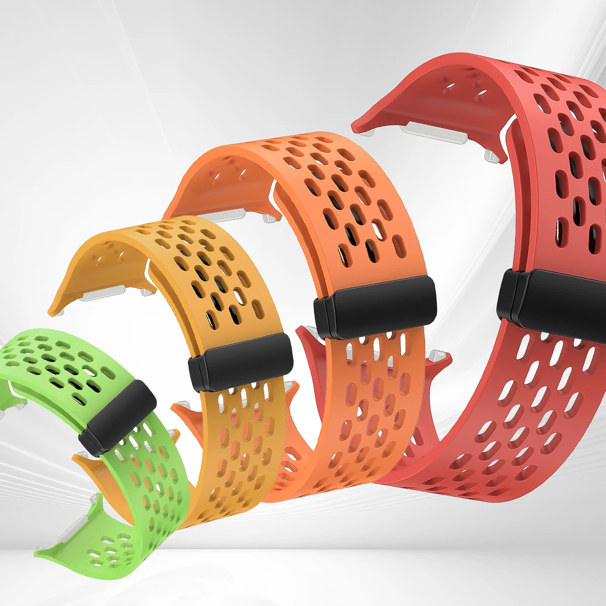Magnetic Breathable Silicone Strap