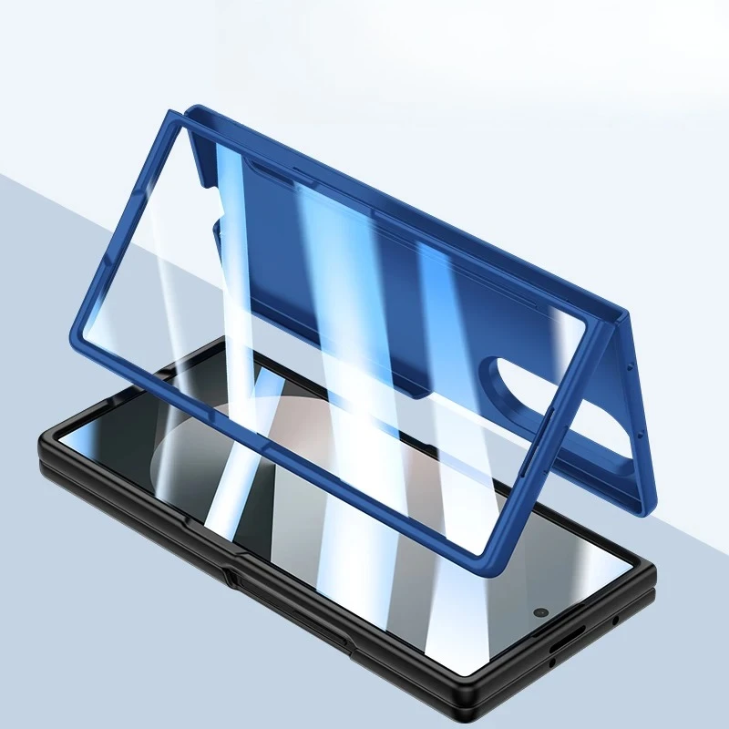 Multi-Color Ultra-Thin Matte Case with Pen Slot & Touch Pen - Shockproof Hard Cover and Tempered Film