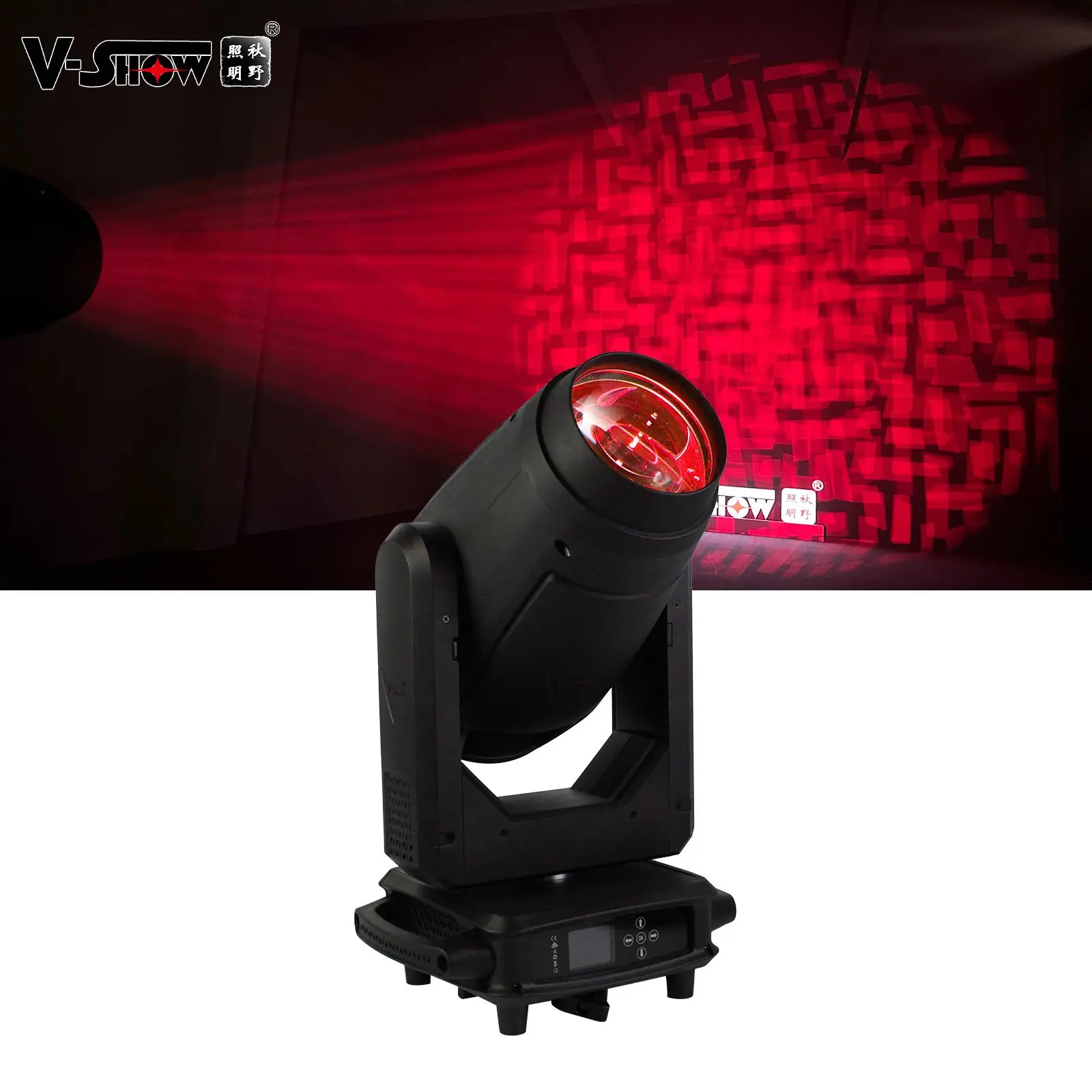 V-Show S712 Kuan Hybrid CMY & CTO Beam Spot Wash 3in1 Moving Head Lights LED 450w 3in1 Moving Lights For DJ Stage