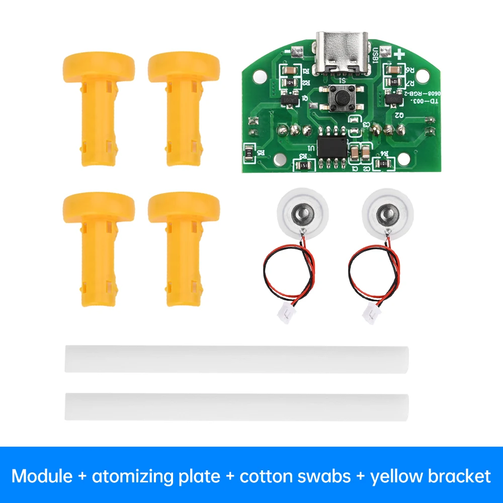 Tip-c USB 5V 20mm ultrasonik atomize nemlendirici modülü DIY ultrasonik nebulizatör TYPE-C arayüzü