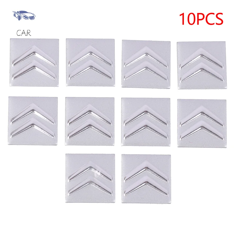 10 Pcs 16Mm Car Key Shell Square Emblem Symbol Sticker Per Psa 208 308 2008 3008 508 C 2 3 4 Smi Ds