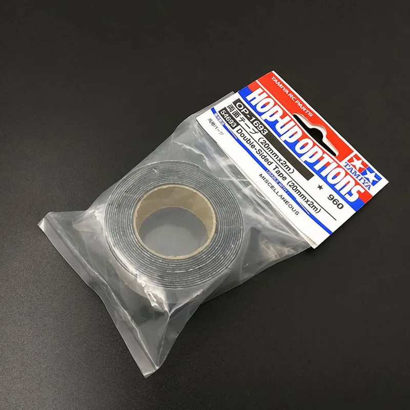 

Tamiya 54693 OP-1693 Heat-Resistant Double-Sided Tape (20mm X 2m) Hop-Up Options For RC Car Buggy Truck Remote Control Toys