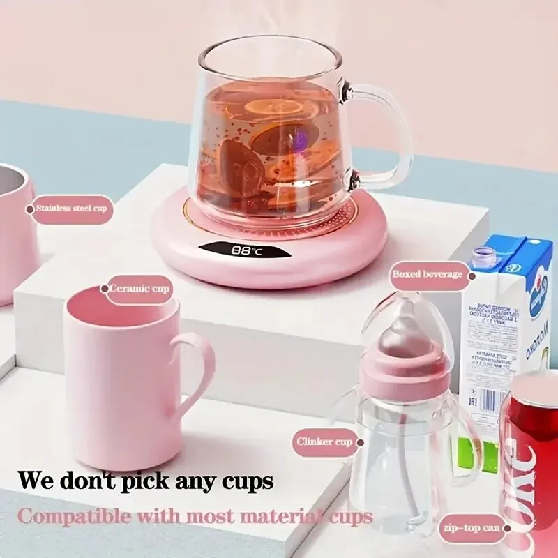 Heating coaster Thermostatic USB Home Heating Coaster 3-speed Adjustment 55 Degrees Constant Temperature