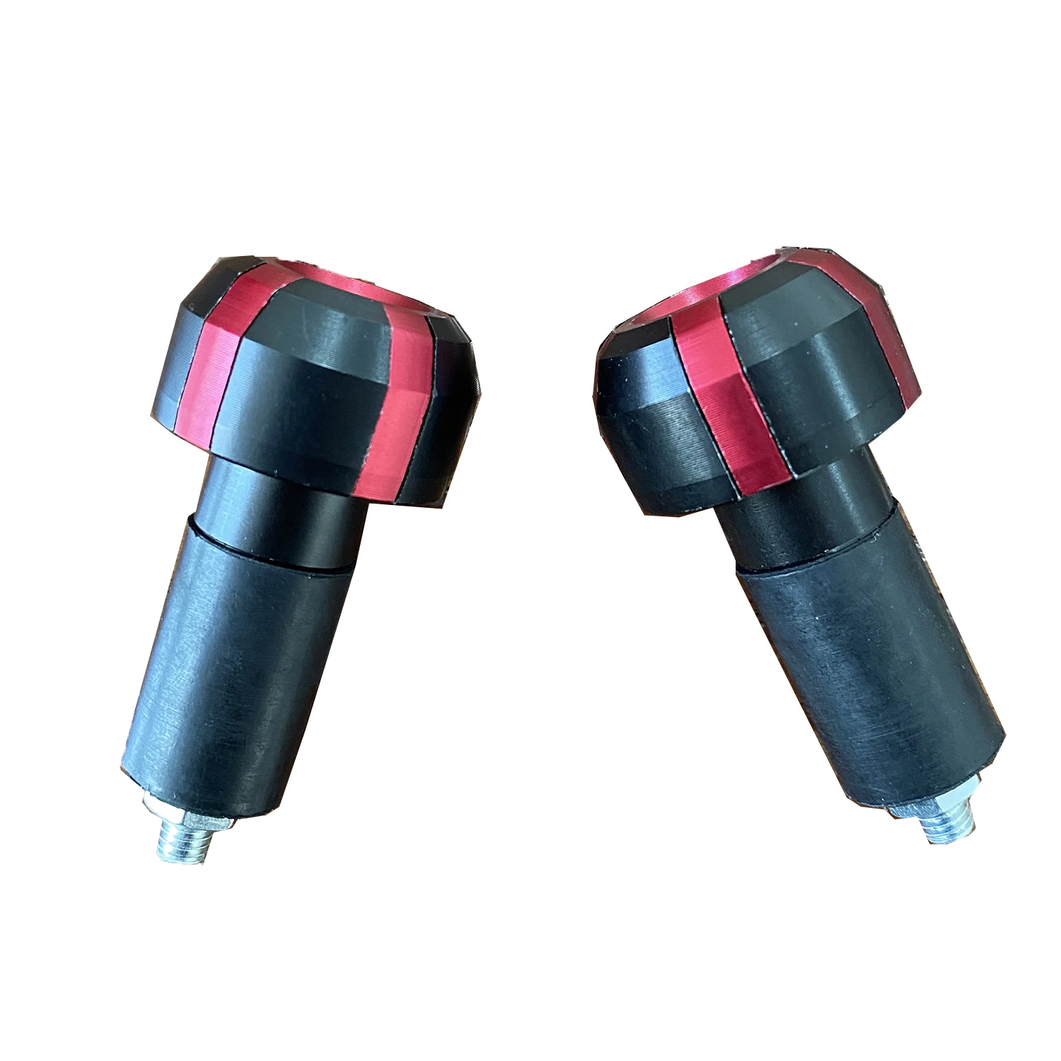 유니버설 레드 핸들 바 엔드 안티 진동 슬라이더 플러그 7/8 22MM 오토바이 Motobike 핸들 바