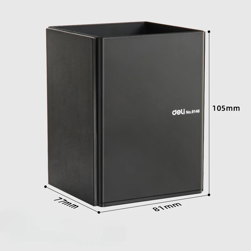 델리 다기능 투명 색상, 4 단 펜꽂이, 무작위 색상