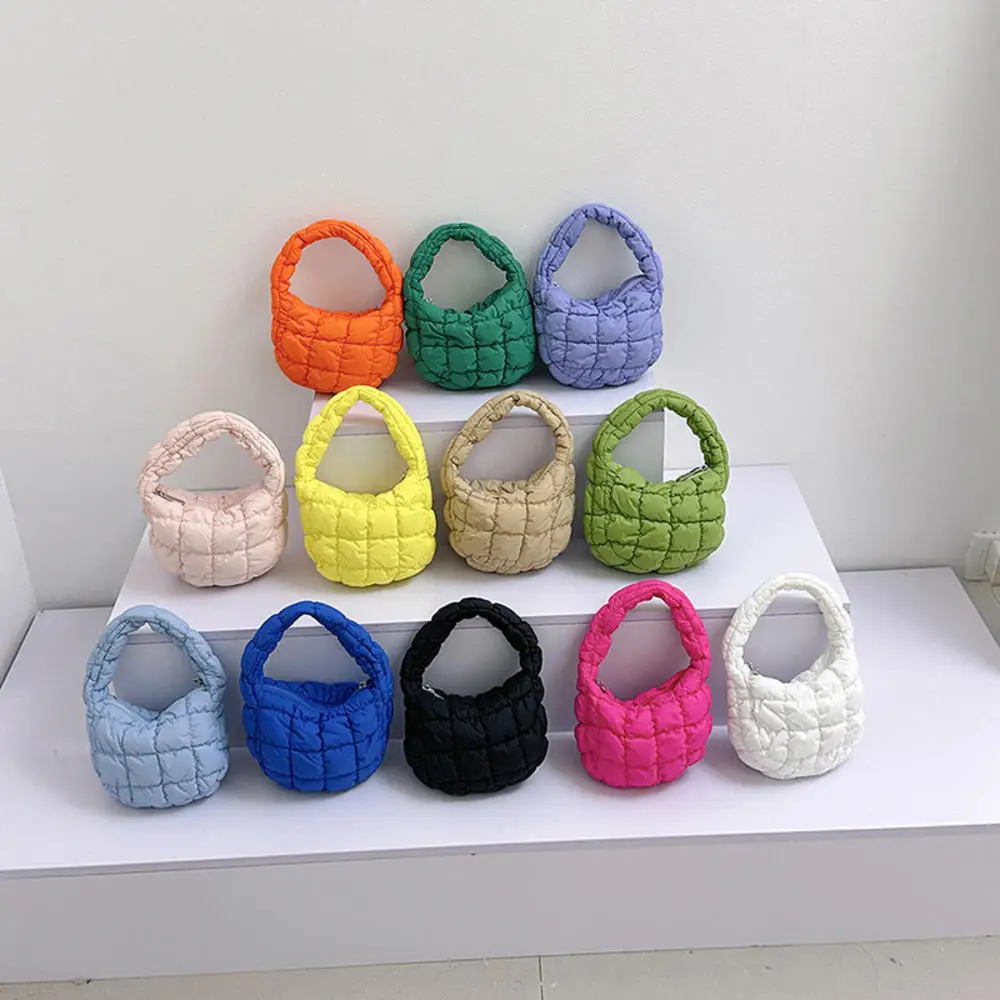 Quilted Padded Handbag for Women Pleated Bubbles Mini Cloud Shoulder Bags Large Tote Bucket Designer Bag Ruched Handbags 2024