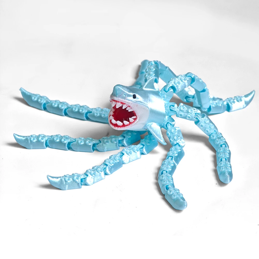 Deep Sea Monster Articulated Fidget Toy – Collectible Stress Relief Desk Creature