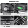 COMAN Zero F38 Carbon Fiber Lightweight Travel Tripod Professional Dslr Camera Tripod For Film making Smartphone Maxload 39.6lbs 3