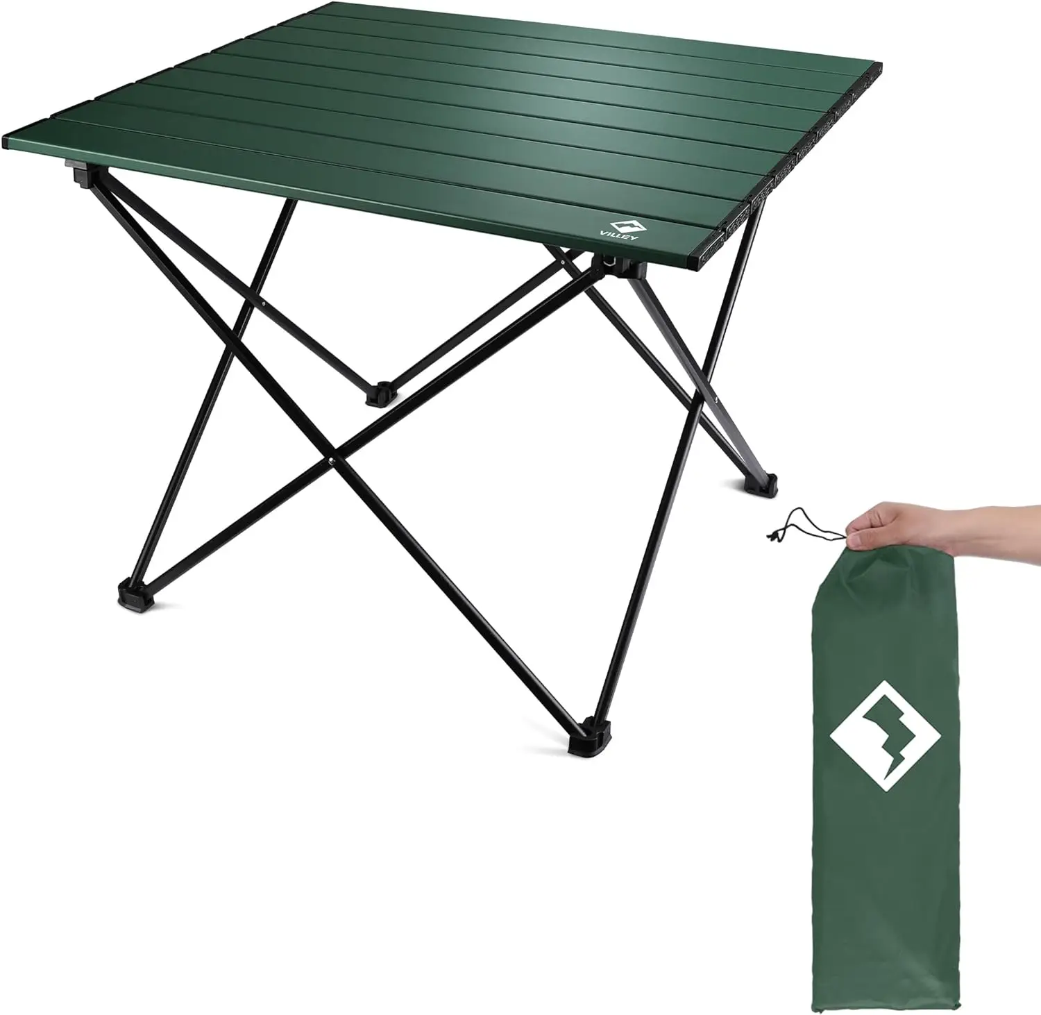 Portable Camping Side Table Ultralight Aluminum Folding Beach Table with Carrying Bag For Outdoor Camping And Traveling