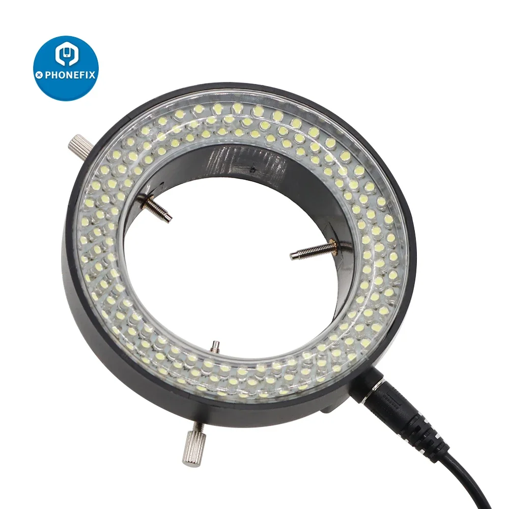 144 LED USB Adjustable Ring Light Industrial Microscope Lens Camera Light Stereo Microscope Magnifier Circle Source microscope lamp