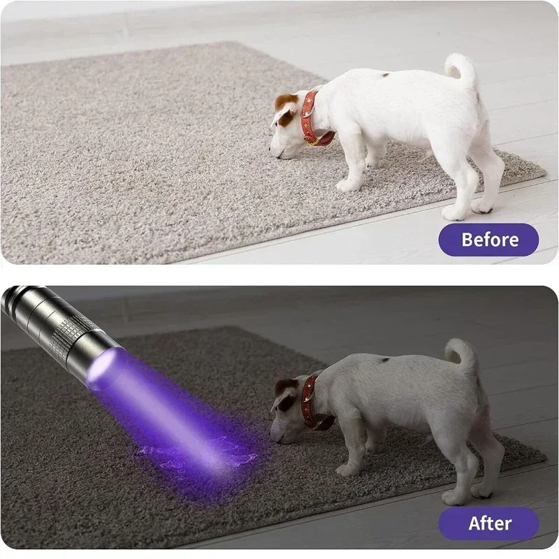 UV Flashlight Mini UV Flashlight 365nm 395NM Ultraviolet Blacklight Use AAA Battery Purple Linternas Carpet Pet Urine Detector Catch Scorpion uv flashlight portable flashlight