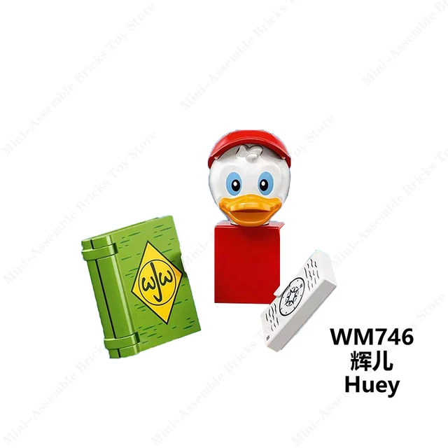 Disney Mini Action Toys Figures Building Blocks Cartoon Toy Story Mickey Mouse Winnie The Pooh Frozen Stitch Donald Duck Bricks 746