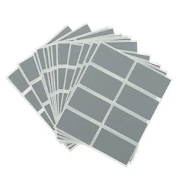 200 Pcs Scratch Card Stickers Lottery Ticket Scratcher Tool DIY Labels Off Blank Rectangular Blanks Cards Paper Peel