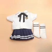 OB11 children's clothing, school uniform, student set, JK uniform, 12 points, BJD clothing 1