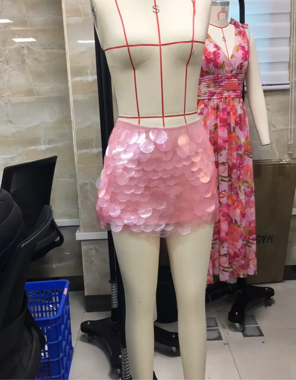 รูปสินค้า กระโปรงแฟชั่น Y2K วินเทจ ปาร์ตี้ Clubwear