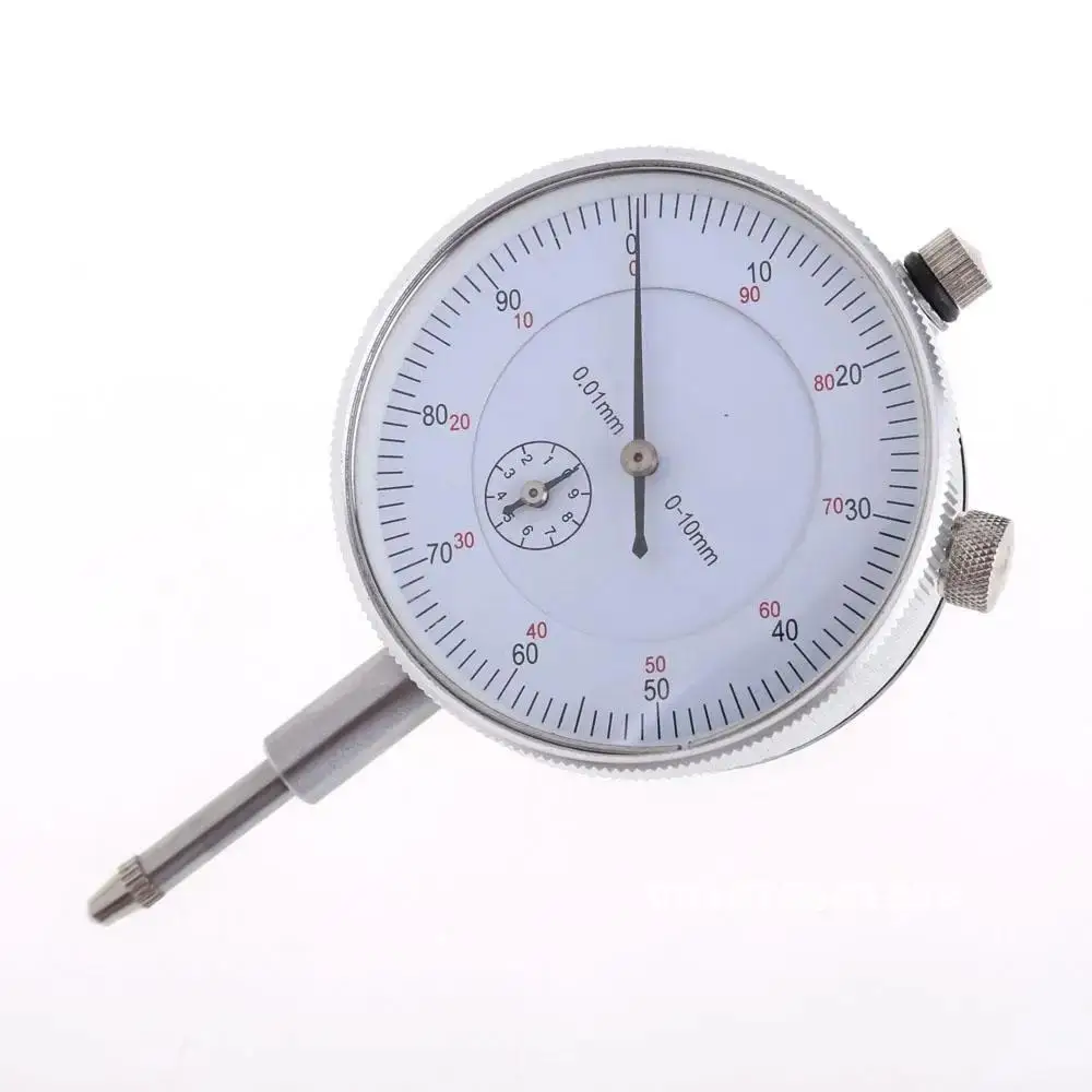 

0.01mm Precision Dial Gauge Meter with 0-10mm Range - Precise 0.01mm Resolution Measuring Instrument Tool