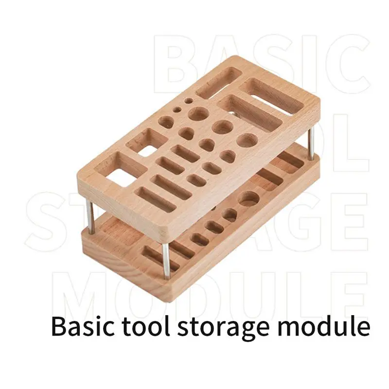 Wooden Model Tools Kit Organizer Rack For DIY Model Building Making Tool Storage Hobby Tools Holder Crafts Tools Rack Stand 4