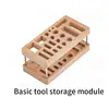 Wooden Model Tools Kit Organizer Rack For DIY Model Building Making Tool Storage Hobby Tools Holder Crafts Tools Rack Stand 4