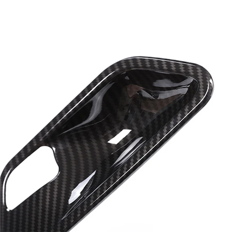 A16P-5X 카본 파이버 스타일 자동차 도어 핸들 커버 트림 BMW 3 4 시리즈 F30 F34 3GT 인테리어 자동차 액세서리