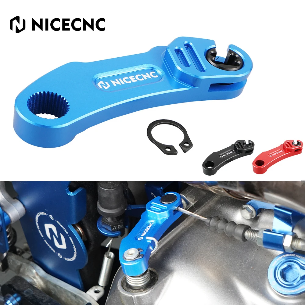 NiceCNC Pull Clutch Cable Arm Push Lever Assembly For Yamaha Raptor 700 2006-2024 700R ATV 2011-2024 Billet Aluminum release fork clutch clutch release arm 41430 23000 for 2006 2011 hyundai accent kia rio release fork assembly 4143023000