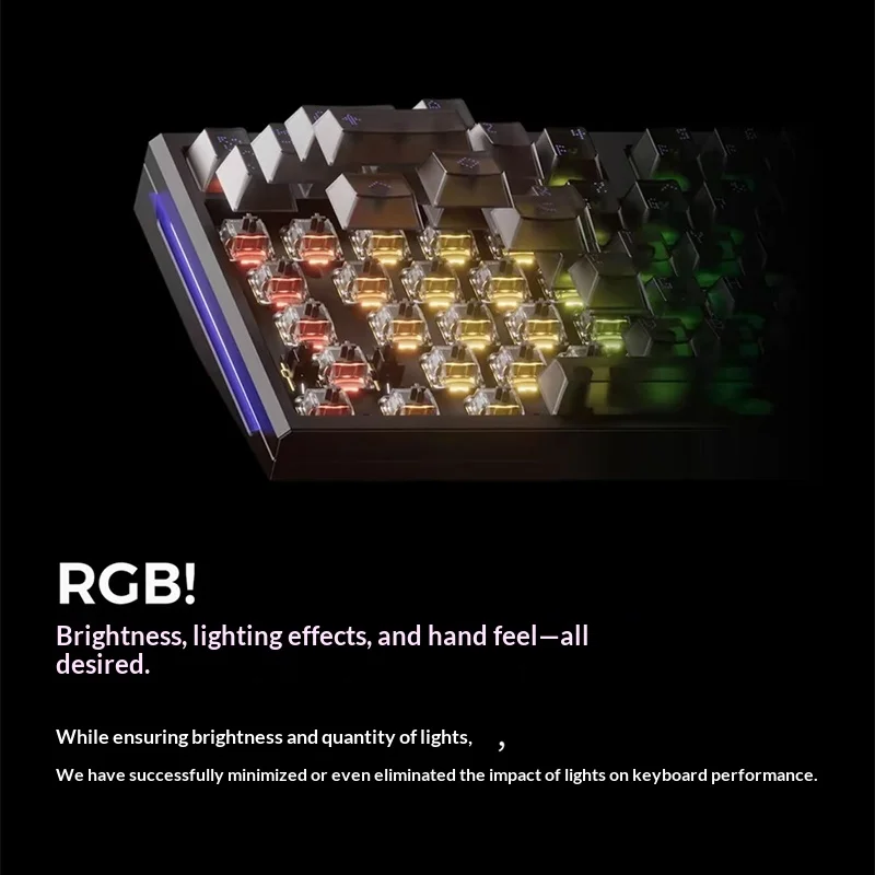 RAKKA EDGE80 마그네틱 스위치 키보드 모비우스 RGB 8000Hz 올 알루미늄 케이스 커스텀 체리 하이 매트 반투명 키캡 PC e스포츠