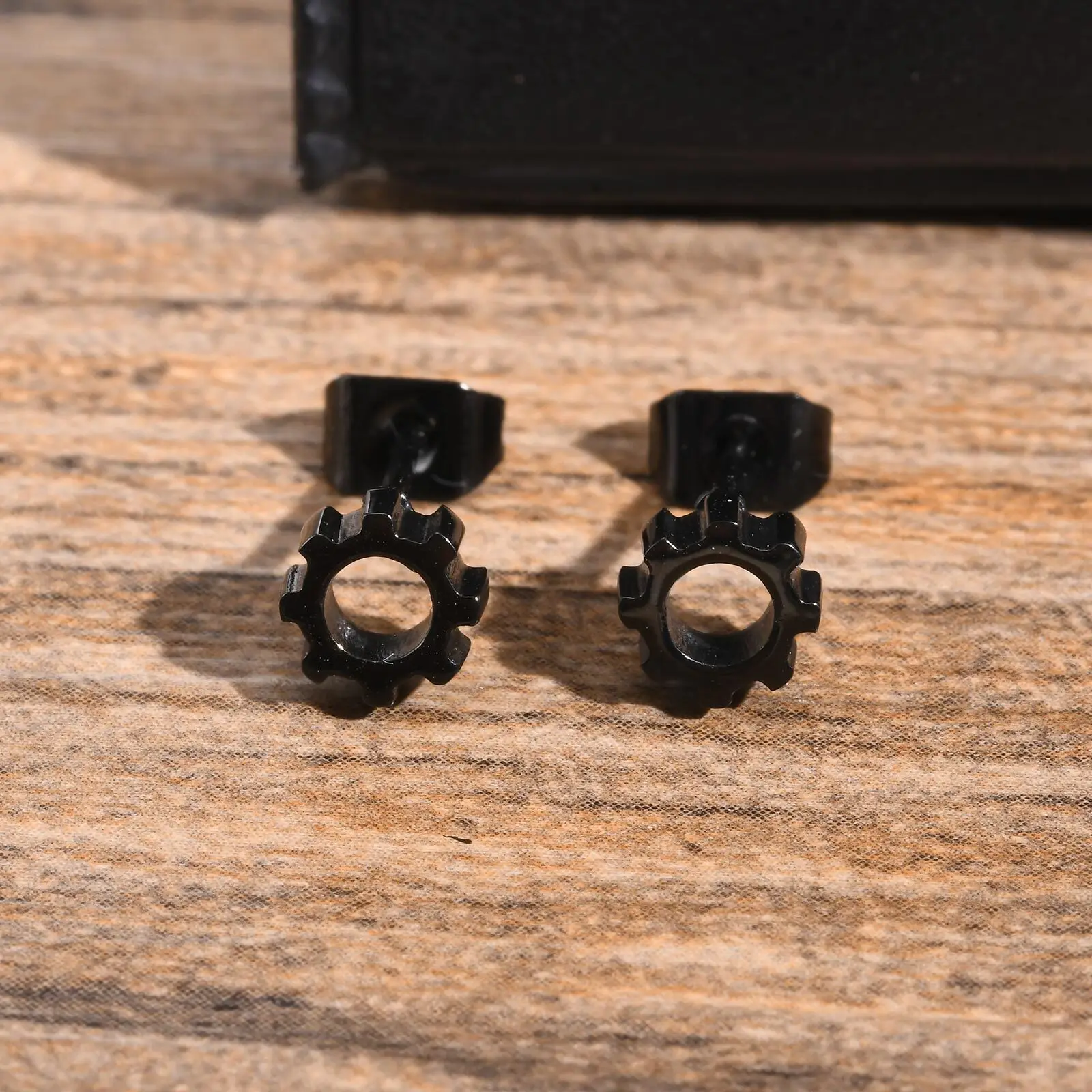 6 mm kleine süße Rauten-Schraubkugel-Ohrstecker für Damen/Herren, geometrische sechseckige Ohrknochen-Ohrstecker, einfacher Schmuck – Detail 10