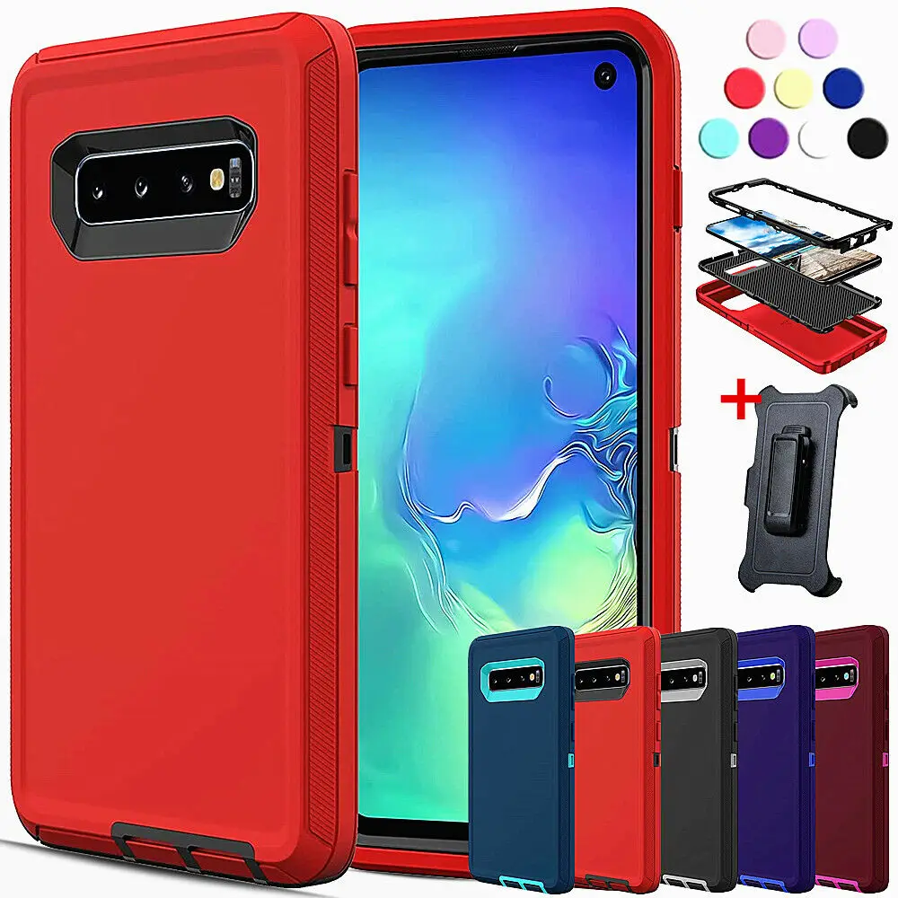 Galaxy S10+ Galaxy S10 Plus Case With Belt Clip Outdoor Military