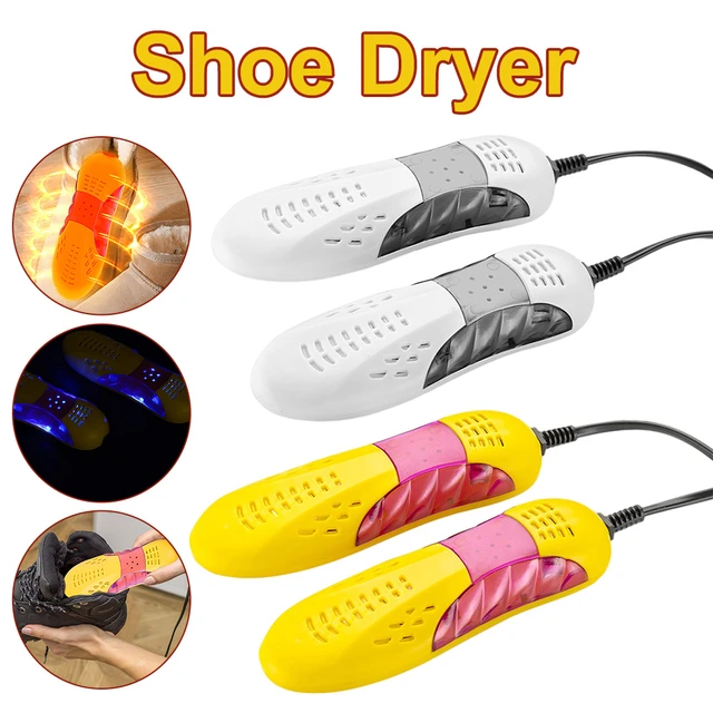Secador de zapatos con esterilización ultravioleta, calentador de secado  rápido, secador de zapatos eléctrico y eliminador de olores para botas,  secador de guantes - AliExpress