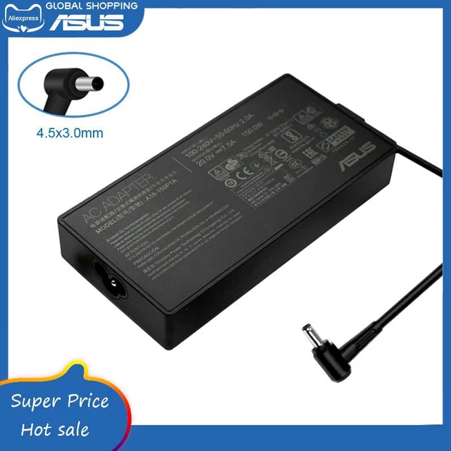 CHARGEUR PC PORTABLE ASUS 20V 7.5A 6.0*3.7