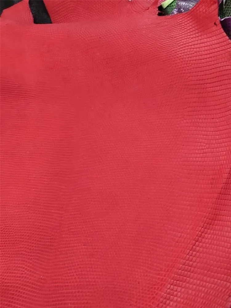 Colors Lizard Skin Material DIY Wallet Accessories Leathercraft Genuine Leather Fabric New Fashion Material For Phone Case