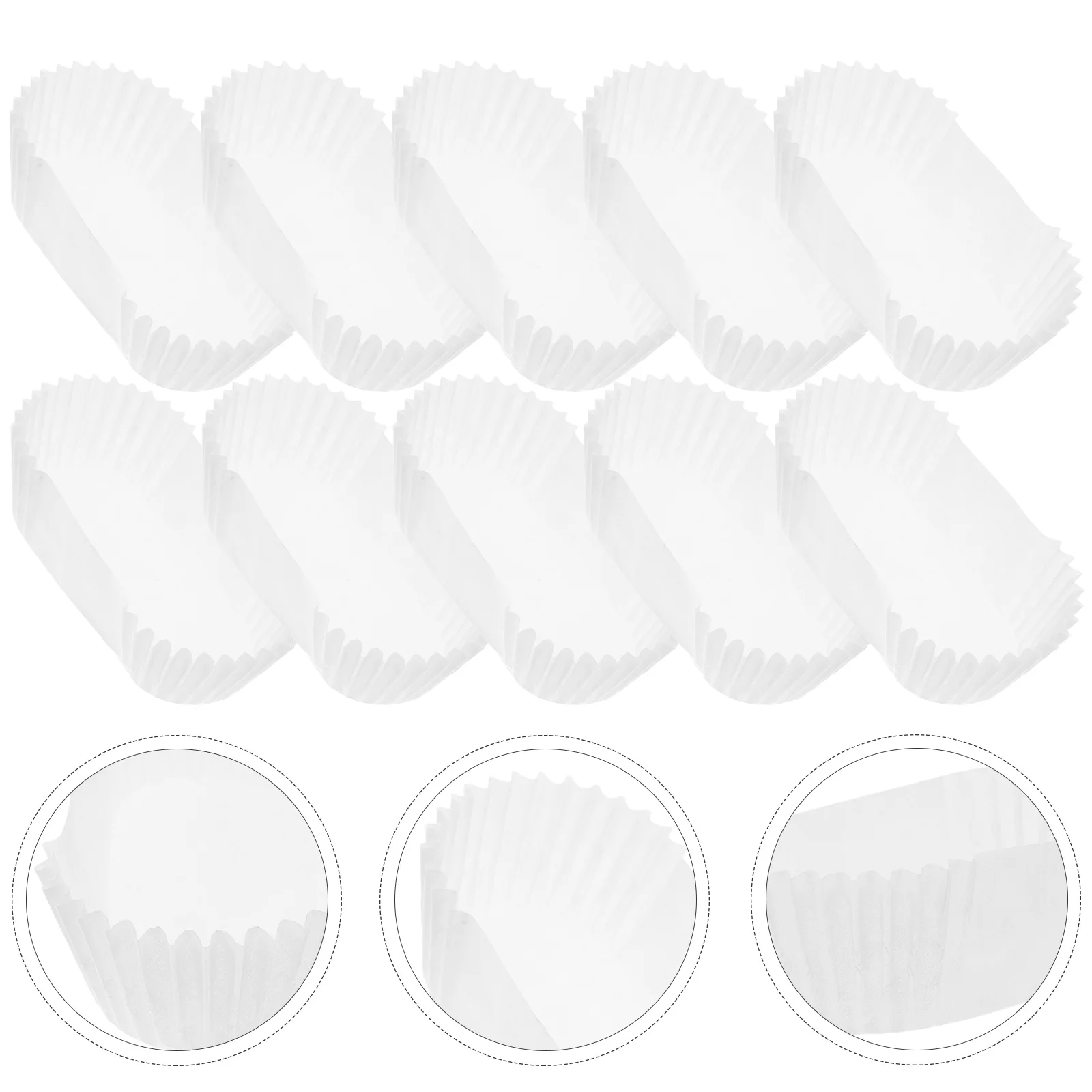 

1000pcs Paper Cupcake Cups Paper Cups Cake Cups for Muffins Cupcakes ( White )