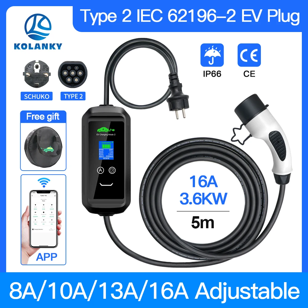 GWTIREDUSA Universal EV Electric Car Charger Adapter 220250V India