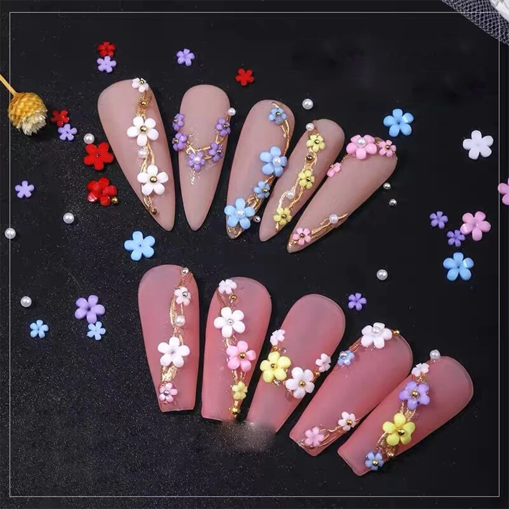 Amazon.com: White Flowers Nail Art Decorations, 5D Camellia Flower Nail Art  Rhinestone, Floral Nail Glitter Jewels Gems Design for Nail Stickers  Decals, Women Girls Manicure Acrylic Nails Supplies Resin Diamond : Beauty