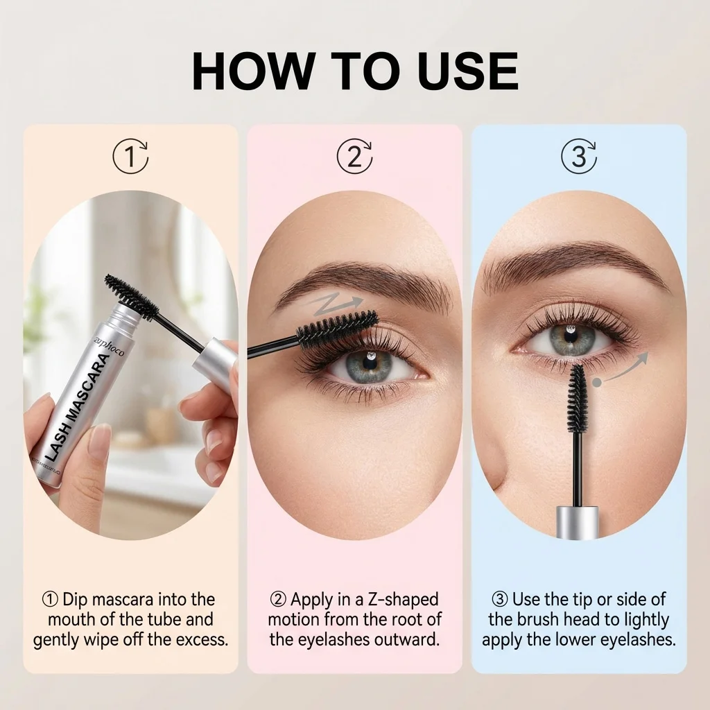 Volumizing Mascara Waterproof Black Lash Extension Makeup_voghion.com
