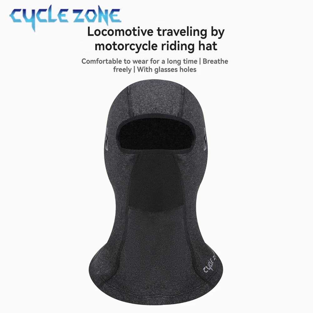 Motorcycle Balaclava Winter Warm Riding Sports Full Face Mask Glasses Hole Windproof Breathable Neck Protect Sunscreen Headwear