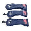 Golf Small Tree pattern Pu Leather Head cover Driver Head Covers Fairway Wood Head Covers Hybrid Head Covers Putter Cover 3