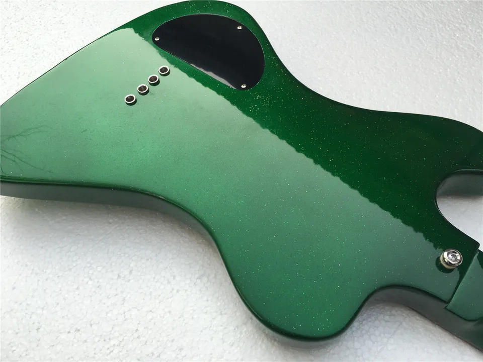 グリーン4弦ベースギター 4弦ベースギター、スパークリンググリーン仕上げ。 - AliExpress