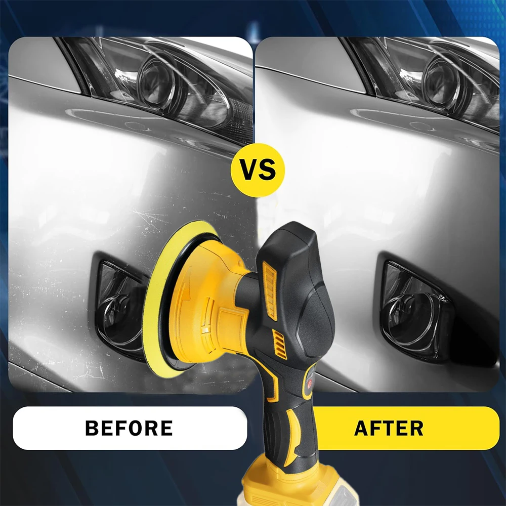 Car Polisher Electric Polishing Machine for Dewalt/Makita Battery Wireless Waxing Sanding Sealing Glaze Tool Sander Power Tools 3