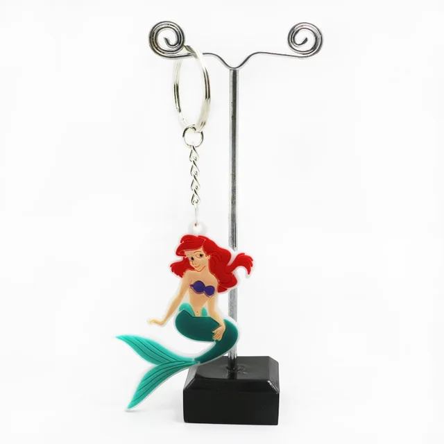 24PCS The little Mermaid Party Favor Princess Keyring Girl Party Gift Souvenir Cute Giveaway 6
