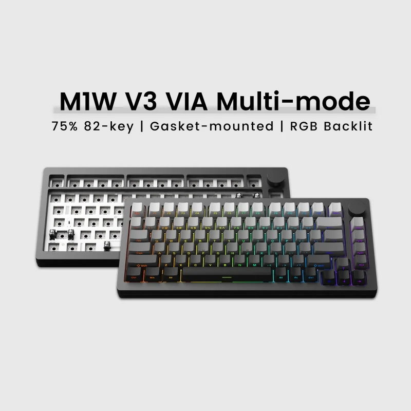 Monsgeek M1W ベアボーン　各種オマケ付き Monsgeek M1W ベアボーン(組立済) - メルカリ