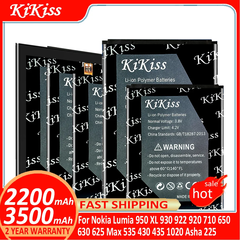 Batteria Bl-4Ul Bl-5H Bp-4Gwa Bv-5Qw Bp-4Gw Per Nokia Lumia 950 Xl 930 922 920 710 650 630 625 Max 535 430 435 1020 Asha 225